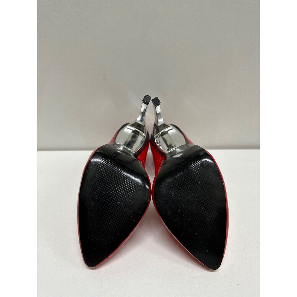Steve Madden lipstick women size 5.5 M stiletto heel Pumps Red Leather upper - Picture 9 of 10
